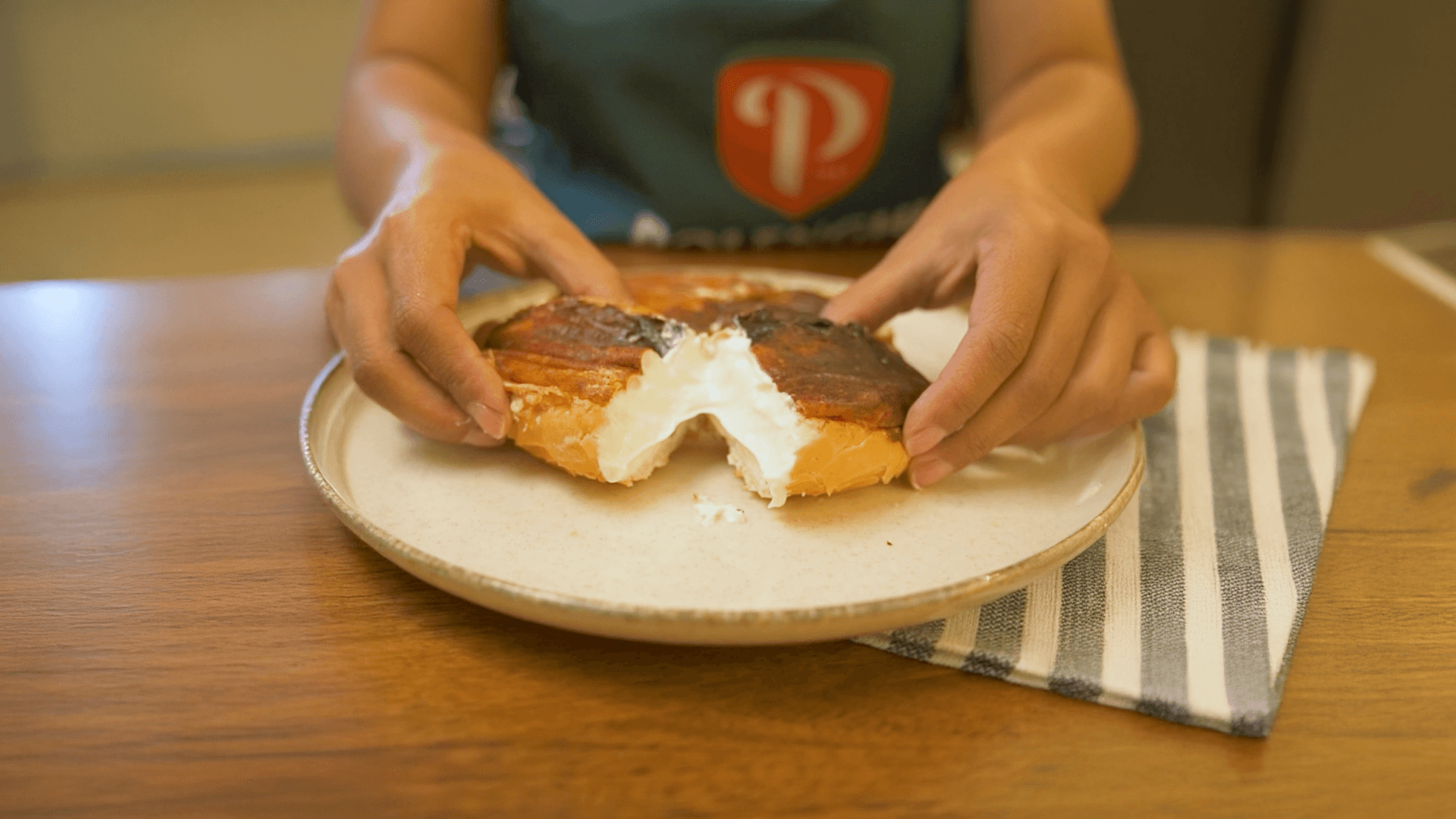 Pão na Chapa com Polenguinho Cremoso