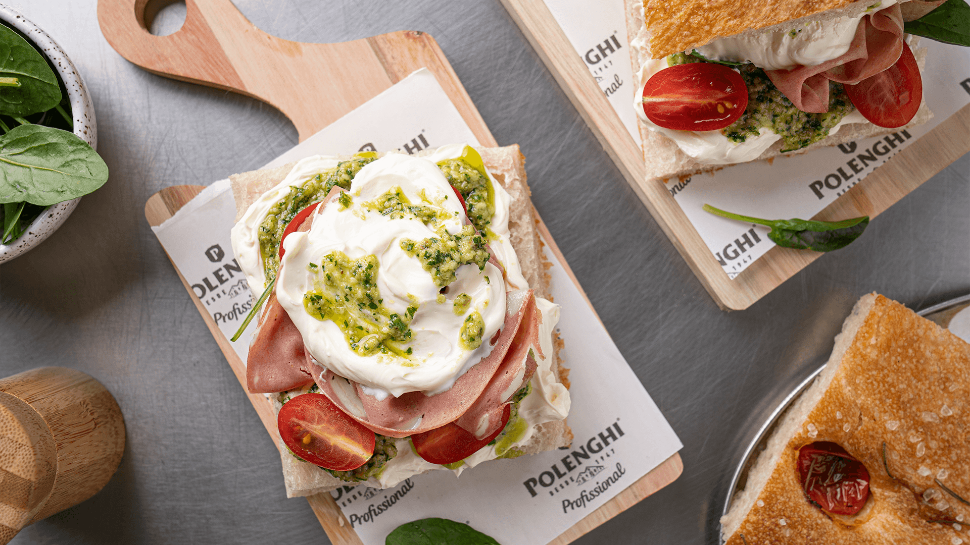 Sanduíche de Foccacia