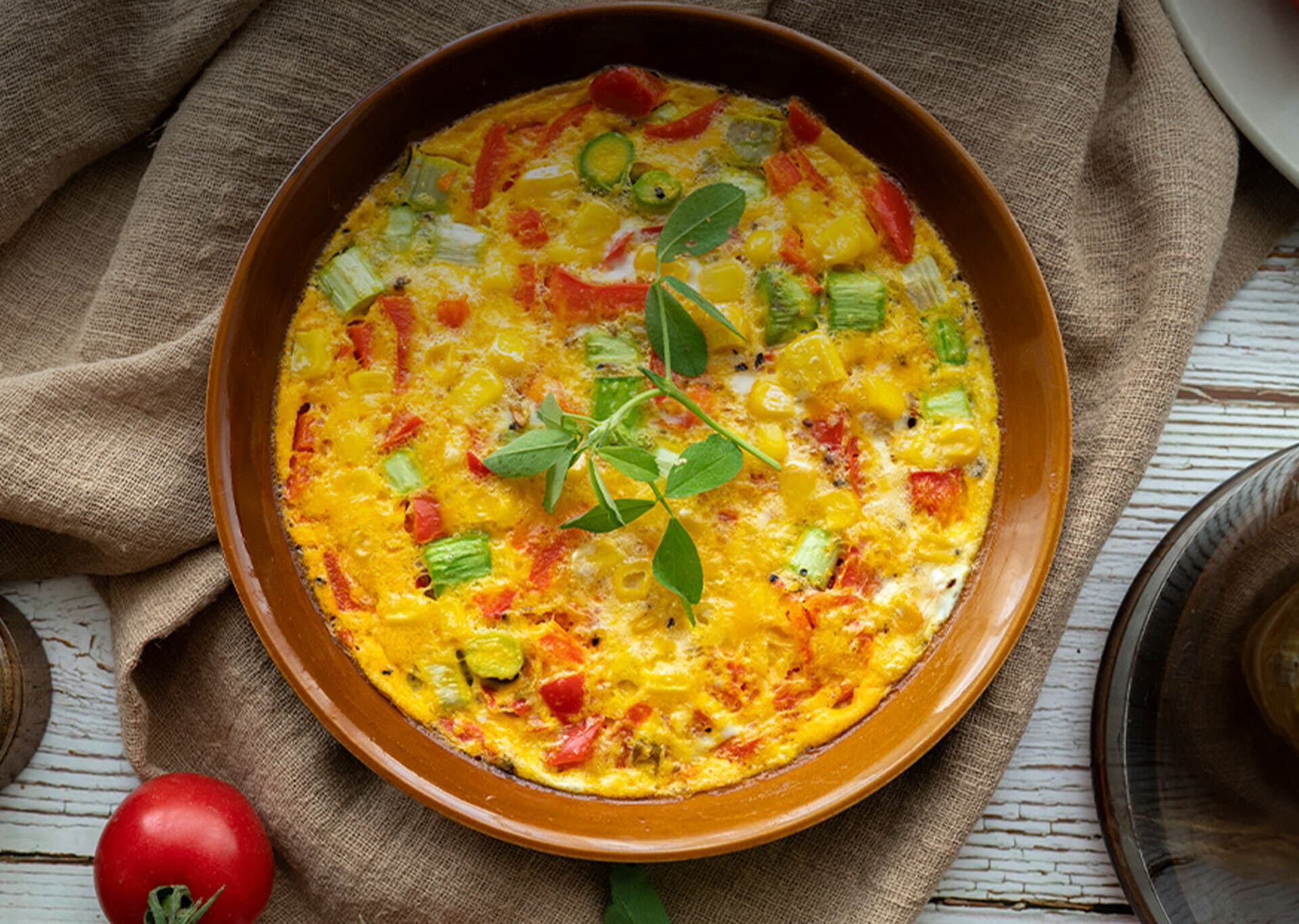 Omelete recheada