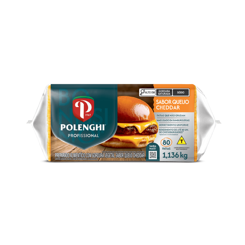 Fatia sabor Cheddar Prof 1,136kg