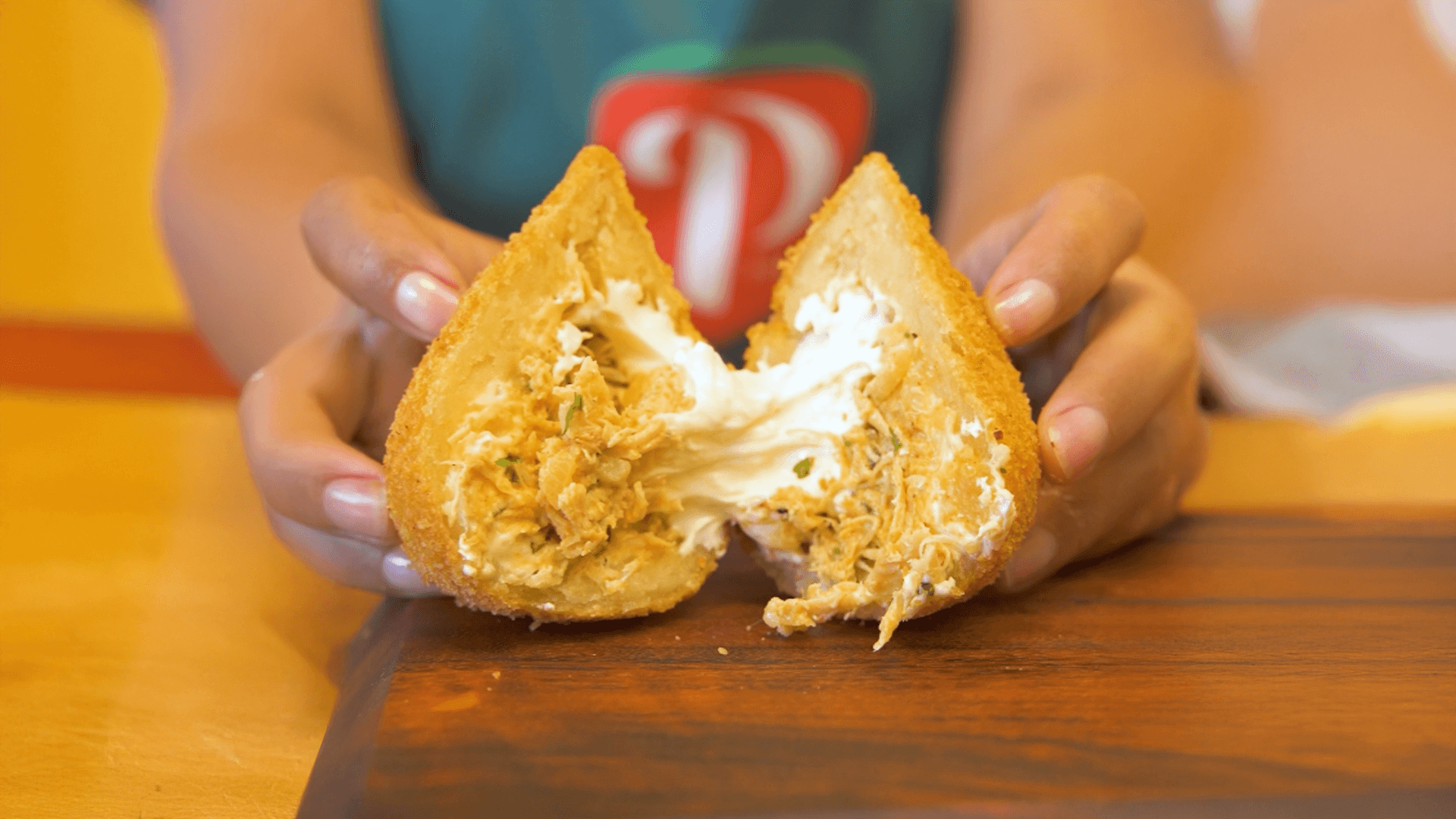 Coxinha de Frango com Polenguinho