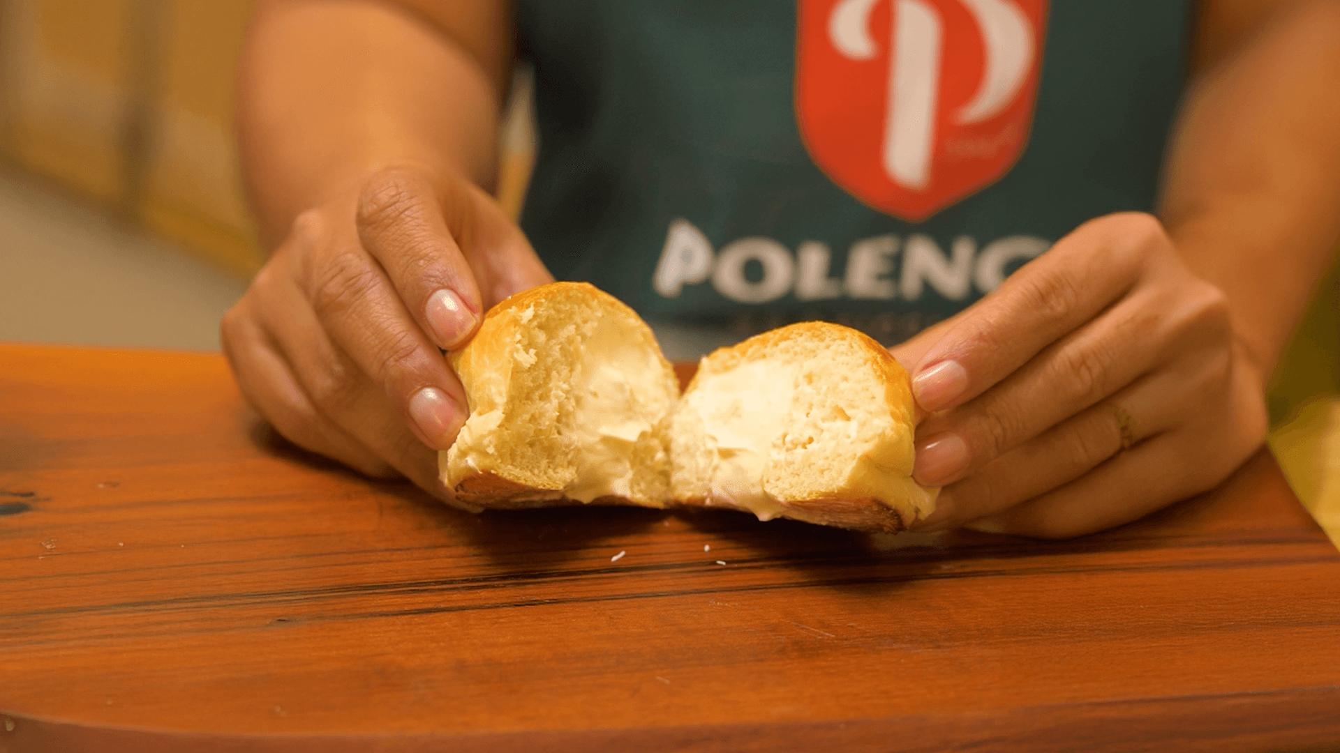 Pão de Batata com Polenguinho