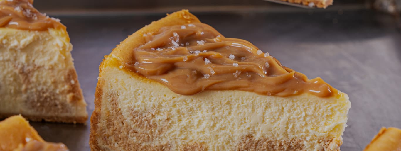Cheesecake Marmorizada de Doce de Leite